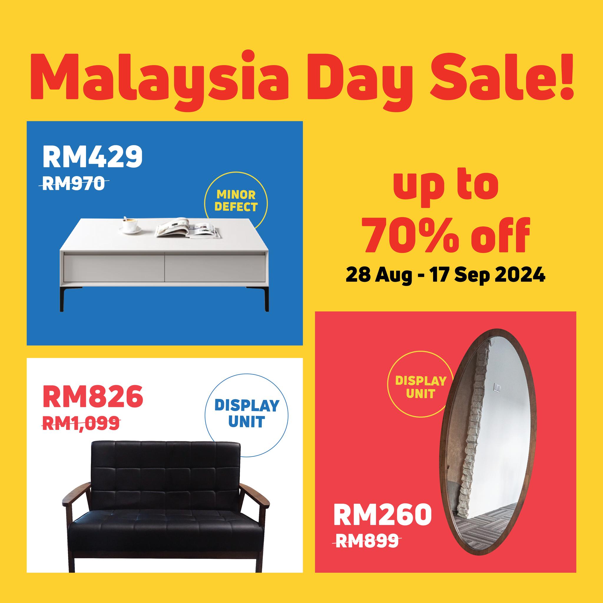 🎉🇲🇾 Malaysia Day Sale at Barnything! 🇲🇾🎉Get up to 50% off on everything&mdash;from slightly defected furniture to display units and brand-new items&mdash;all at prices too good to pass up! 😍Act fast and shop now at Barnything.com.my/barnyshop, or slide into our DMs for more details!Don&rsquo;t wait&mdash;most items are one-of-a-kind and going fast! 🛒💥#furnituresale